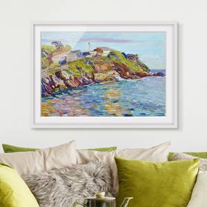 Bild Bucht Rapallo II Kiefer teilmassiv - Weiß - 100 x 70 cm