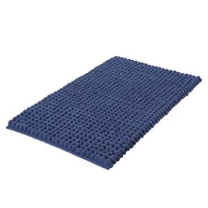 Badmat Celine textielmix - Donkerblauw - 100 x 60 cm