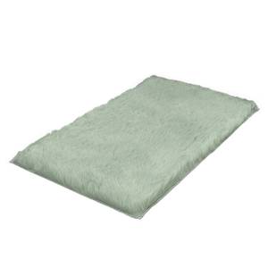 Tapis de bain Cassy Polyacrylique - Vert menthe