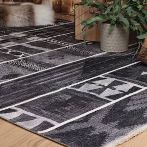 Tapis extérieur My Ethno 260 Polyester - 115 x 170 cm - Gris - Gris - 115 x 170 cm