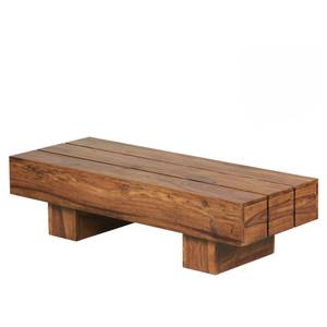 Tavolino da salotto Neuberg Legno massello di Sheesham / Marrone scuro - 120 x 30 cm