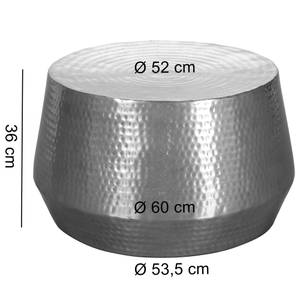 Couchtisch Himbach Aluminium - Silber - Silber