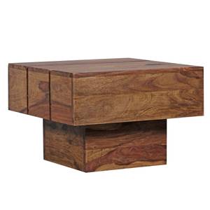Tavolino da salotto Neuberg Legno massello di Sheesham / Marrone scuro - 44 x 30 cm