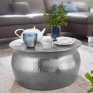 Couchtisch Hainburg Aluminium - Silber - Silber - 60 x 31 cm