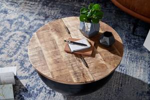 Table basse Granzow Manguier massif / Fer - Marron / Noir