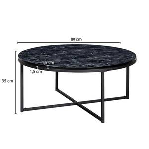 Table basse Godendorf MED / Acier - Noir