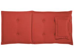 Coussin d'assise d'extérieur MAUI Rouge - Textile - 42 x 55 x 40 cm