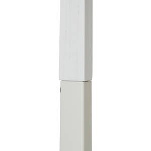 Herrendiener Weiß Weiß - Holzwerkstoff - Metall - 48 x 107 x 20 cm