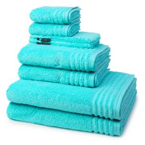 Supersoft set de serviettes 8 pièces Turquoise