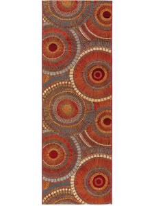 Outdoor Teppich Artis Orange - Textil - 80 x 1 x 250 cm