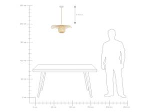 Lampe suspension BONITO Marron - Bambou - 60 x 158 x 60 cm