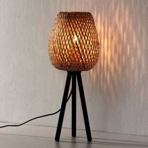 Lampe à poser Tara en Bambou Beige - Bambou - 44 x 44 x 44 cm