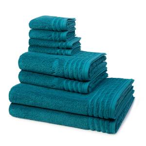 Supersoft set de serviettes set de 8 Vert foncé