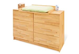 Zimmer Natura extrabreit Bett 2-tlg. Braun - Massivholz - 1 x 1 x 1 cm