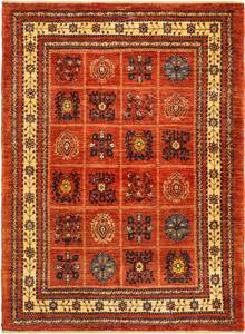 Tapis Kashkuli CXLVII Rouge - Textile - 113 x 1 x 154 cm