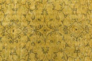 Teppich Ultra Vintage LXXXVII Gelb - Textil - 193 x 1 x 295 cm