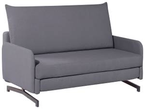 2-Sitzer Sofa BELFAST Schwarz - Grau - Textil - 140 x 68 x 80 cm