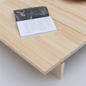 Couchtisch Olivera Massivholz - Holzart/Dekor - 90 x 20 x 90 cm