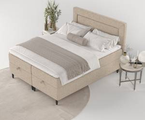 Boxspringbett Nea Beige - Breite: 180 cm