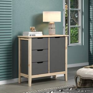 Commode Latera Verre gris - Gris