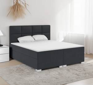 Boxspringbett Doppelbett Norseman Grau - Breite: 180 cm