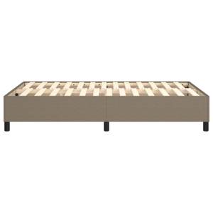 Cadre de lit 3016024-5 Noir - Taupe - Largeur : 120 cm