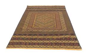 Kelim Afghan - 198x137cm Naturfaser - 137 x 1 x 198 cm