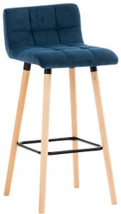 Tabouret de bar Lincoln Bleu