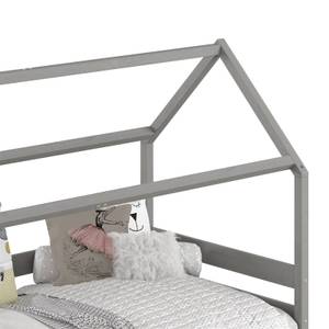 Lit cabane CLIA 90x190 cm Gris