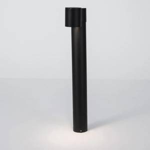 Wegeleuchte FOCUS Schwarz - Glas - Metall - 4 x 55 x 4 cm