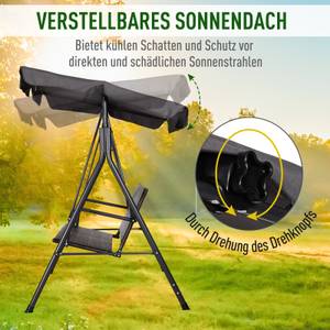 Hollywoodschaukel 84A-138 Metall - 110 x 151 x 140 cm