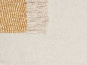 Couverture SALME Beige - Orange - Fibres naturelles - 130 x 1 x 170 cm