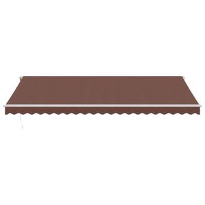 Auvent rétractable 3006542-4 Marron - 350 x 500 cm