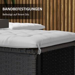 Sitzkissen Set 84G-389V00LG Grau - Textil - 40 x 4 x 40 cm