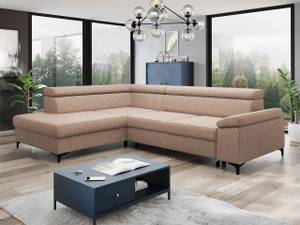 Ecksofa Lonigo Beige - Ecke davorstehend links