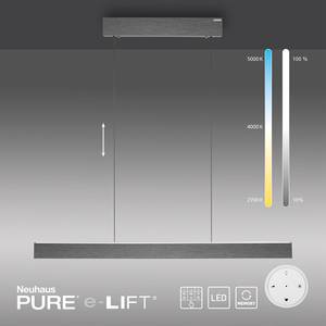 Pendellampe PURE elektrisch ausfahrbar Grau - Metall - 120 x 240 x 120 cm