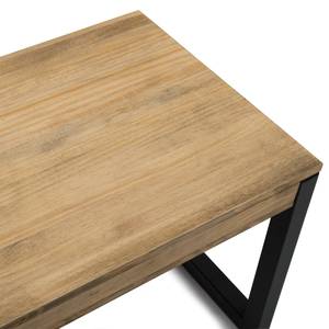 Table Basse relevable 50x120 NG-EV-18 Noir - Bois massif - Bois/Imitation - 120 x 52 x 50 cm