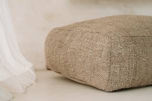 Pouf Oh My Gee Beige - Textil - 60 x 25 x 60 cm