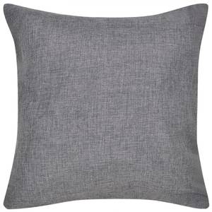 Housse de coussin Gris - Textile - 40 x 1 x 40 cm