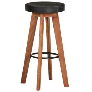 Tabouret de bar 3017379 (lot de 2) Noir