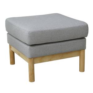 Hocker HOLLY Grau Grau - Holz teilmassiv - 56 x 44 x 56 cm