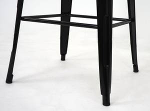 Table haute A73 métal Noir