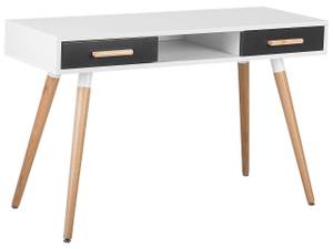 Ensemble pour bureau ESCALANTE Gris - Blanc - Bois manufacturé - 120 x 116 x 50 cm