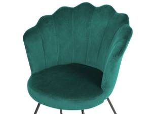 Fauteuil LOVELOCK Noir - Vert émeraude - Vert