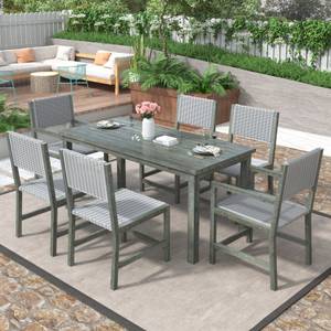 Gartenlounge-Set 7tlg Phanes Ⅳ Grau