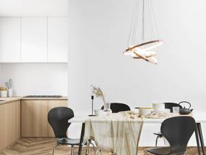 Lampe suspension ATREK Doré rose