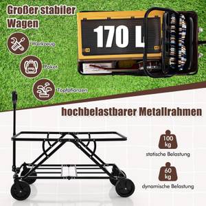 Bollerwagen ZB33965 Metall - 56 x 101 x 106 cm