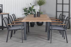 Gartenmöbel-Set Panama Schwarz - Rattan - 90 x 74 x 152 cm