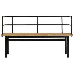 Bank 120 x 40 x 70 cm Mango-Massivholz Braun - Metall - Holzart/Dekor - 40 x 70 x 120 cm