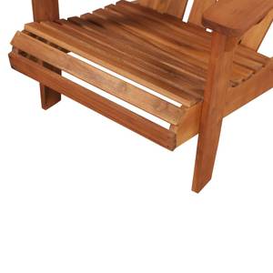 Chaise de jardin 44117 Marron - Bois massif - Bois/Imitation - 70 x 91 x 133 cm